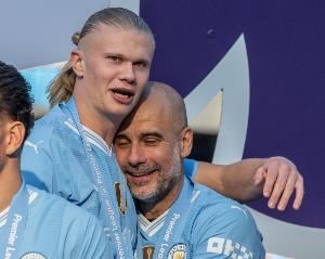 94球！英超历史上，哈兰德位居球员在同一主帅麾下进球数第10位